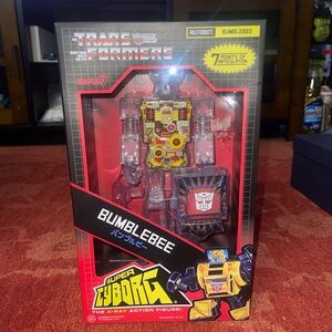 TRANSFORMERS SUPER CYBORG - BUMBLEBEE (CLEAR)